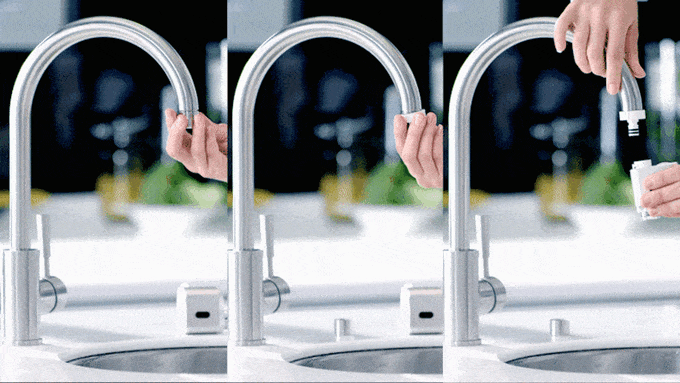 迷你智能感應淨化水龍頭