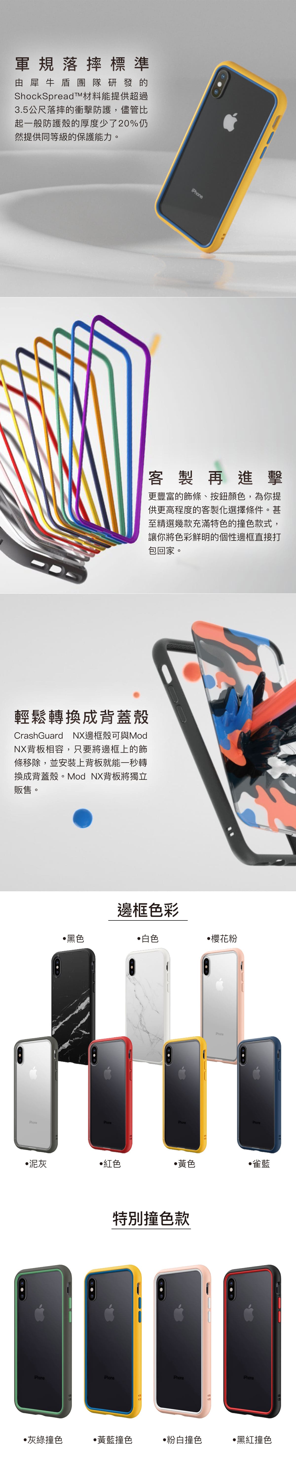 犀牛盾Mod NX iphone7 plus iphone8 plus 手機殼