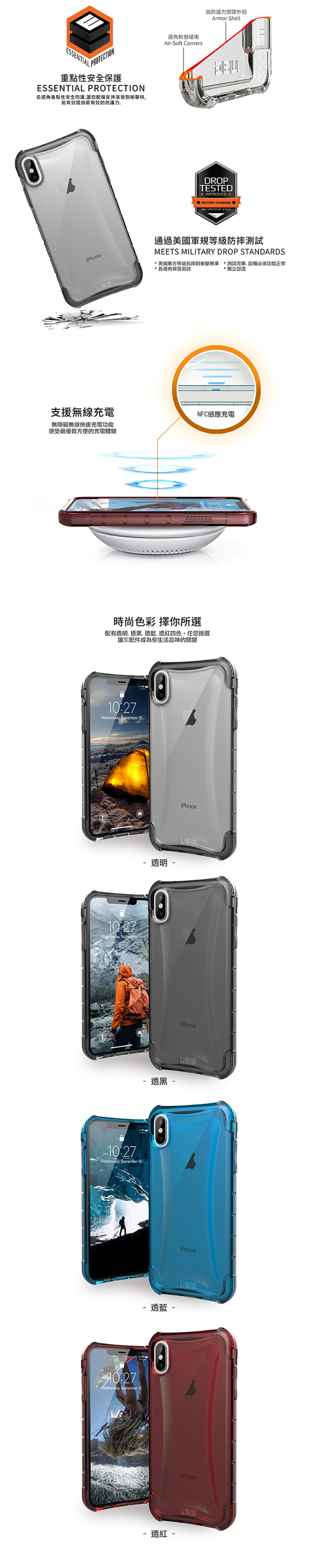 頂級版 耐衝擊防撞殼 美國軍規手機殼