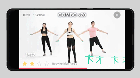 Move It | Beat 智能帶氧運動啞鈴 0.5kg｜負重帶氧運動 手機app內的訓練模式鼓勵持續訓練 更有效健身