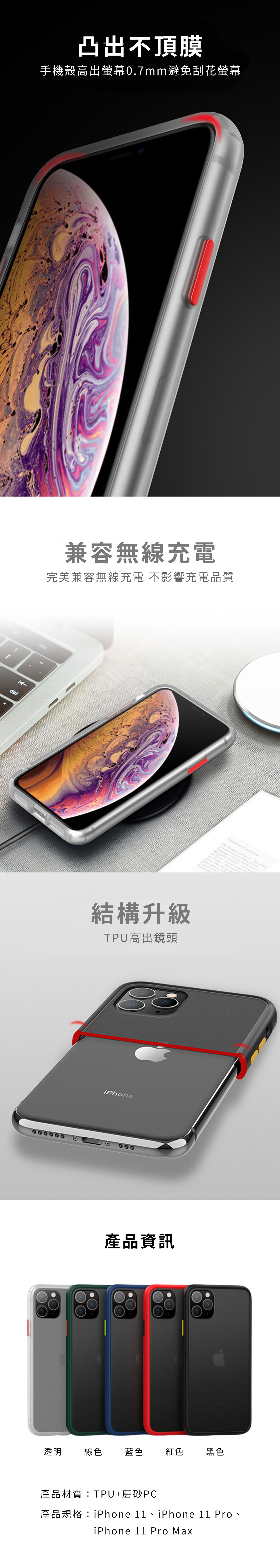 iPhone 11 撞色系列手機殼